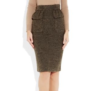Burberry Tweed Pencil Skirt